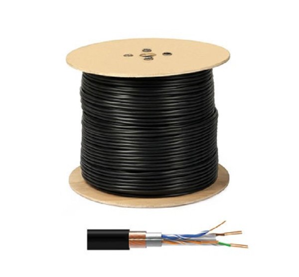 کابل اینترنت cat6 dual jacket outdoor