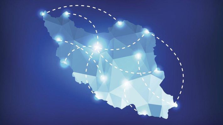 iran internet routing